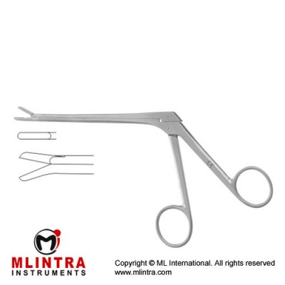 Cushing Leminectomy Rongeur Down Stainless Steel, 20 cm - 8" Bite Size 2 x 10 mm